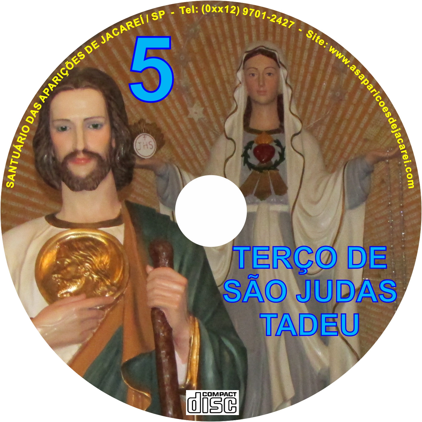 CD Terço de São Judas Tadeu 5 CD Terço de São Judas Tadeu 5